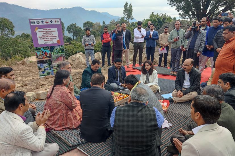 Foundation Stone Laid For 'adarsh Sushrut Gaon' At Baddi In Himachal Pradesh To Promote Sustainable Rural Growth